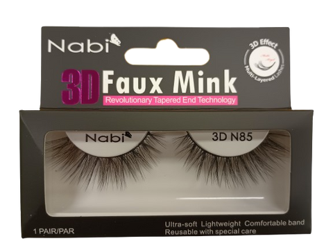 3D N85 - Nabi 3D Faux Mink Eyelash 12PCS/PACK