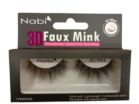 3D N86 - Nabi 3D Faux Mink Eyelash 12PCS/PACK