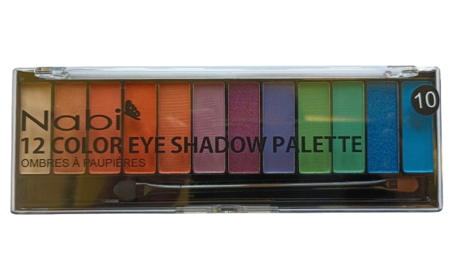 A502(10) - 12COLOR EYESHADOW PALETTE 12PCS DISPLAY SET