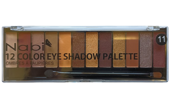 A502(11) - 12COLOR EYESHADOW PALETTE 12PCS DISPLAY SET