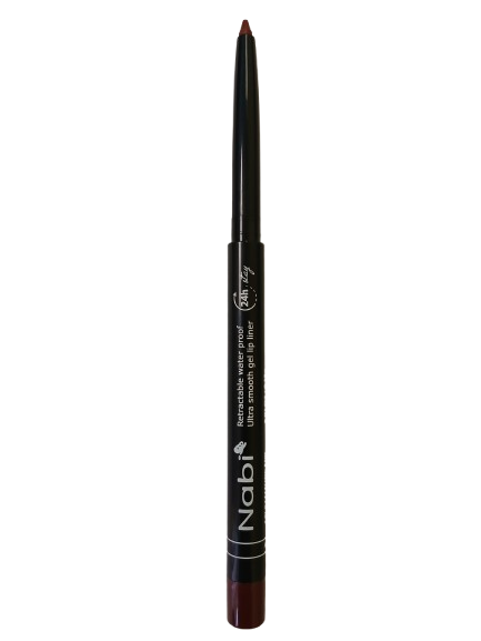 AGL04 MAHOGANY Up to 24H Waterproof Retractable Gel Liner Pencil with Sharpener 12Pcs/Pack