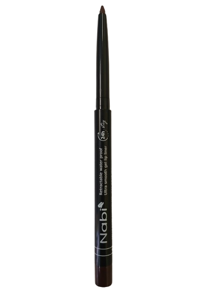 AGL18 DARK CHOCOLATE Up to 24H Waterproof Retractable Gel Liner Pencil with Sharpener 12Pcs/Pack