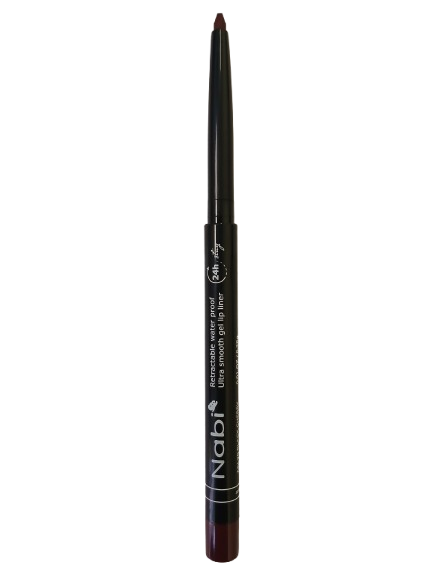 AGL20 BLACK CHERRY Up to 24H Waterproof Retractable Gel Liner Pencil with Sharpener 12Pcs/Pack
