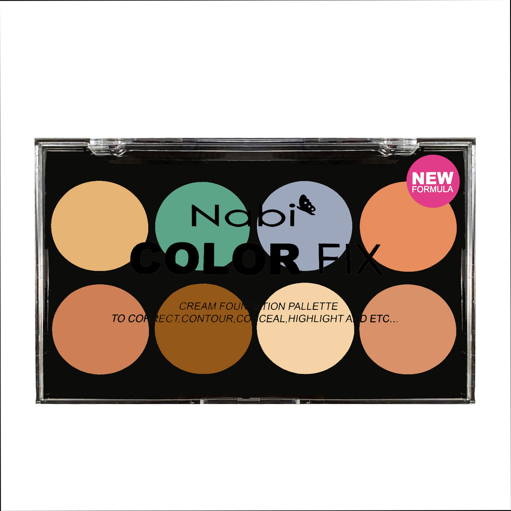 CF01 CR - 8 color fix CR Cream palette 12Pcs/set