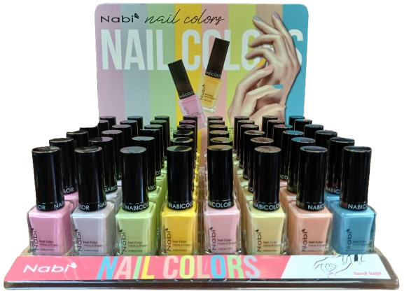 N48R-P 48 PCS NABI 5 NAIL POLISH SET P