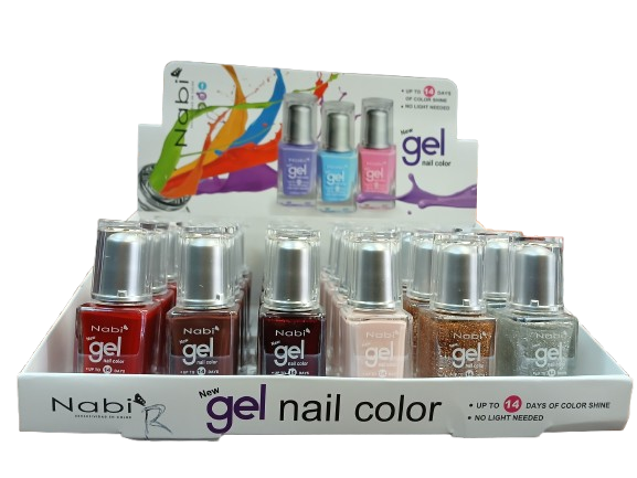 NG24R - 24 PCS NEW GEL NAIL POLISH SET R