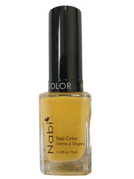 NP38 - Nabi 5 Nail Polish Baby Yellow 12Pcs/Pack