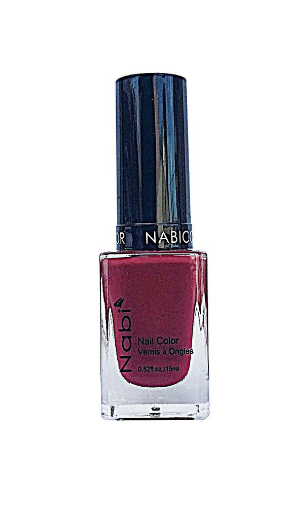 NP140 - Nabi 5 Nail Polish Choco Brown 12Pcs/Pack