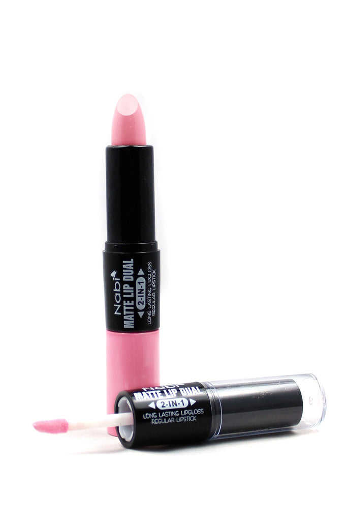 MDL20 - 2 in 1 Matte Lip Pink 12Pcs/Pack