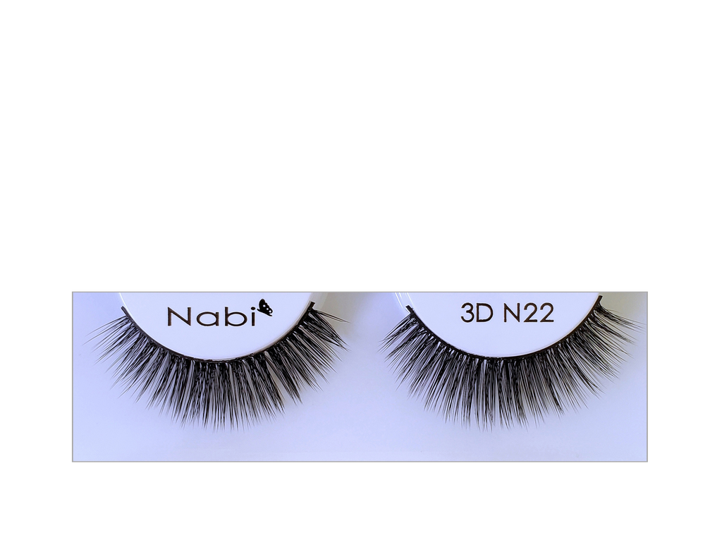 3D N22 - Nabi 3D Faux Mink Eyelash 12PCS/PACK