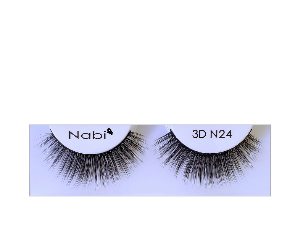 3D N24 - Nabi 3D Faux Mink Eyelash 12PCS/PACK