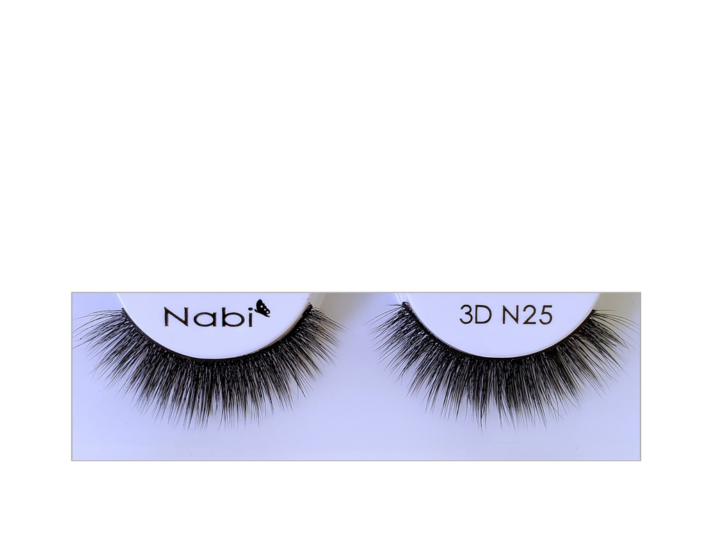 3D N25 - Nabi 3D Faux Mink Eyelash 12PCS/PACK