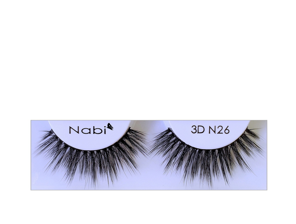 3D N26 - Nabi 3D Faux Mink Eyelash 12PCS/PACK