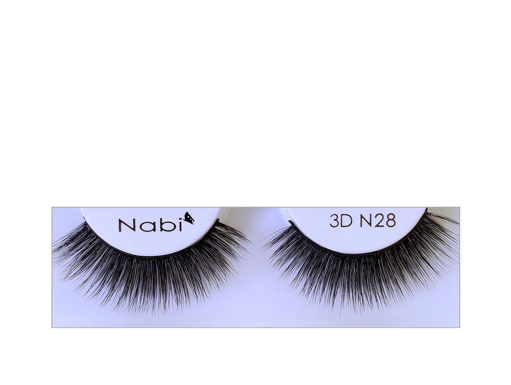 3D N28 - Nabi 3D Faux Mink Eyelash 12PCS/PACK