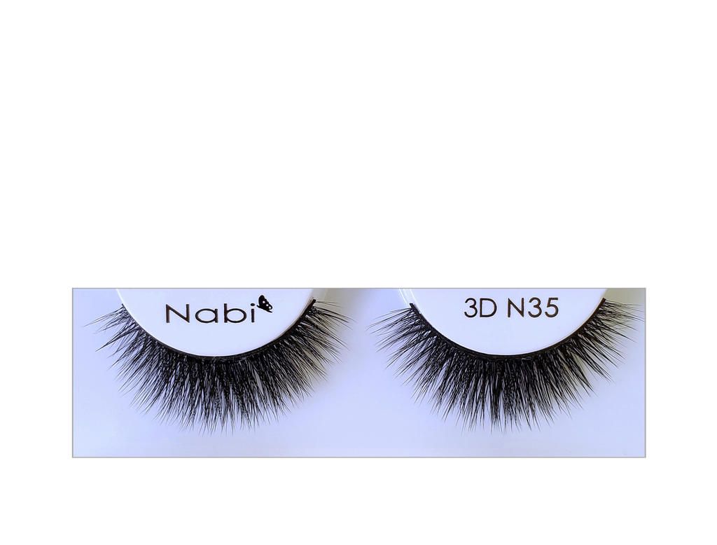 3D N35 - Nabi 3D Faux Mink Eyelash 12PCS/PACK