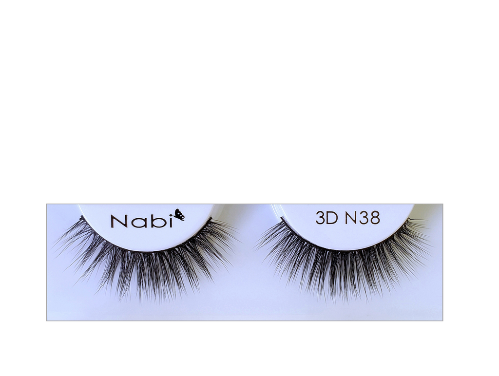 3D N38 - Nabi 3D Faux Mink Eyelash 12PCS/PACK