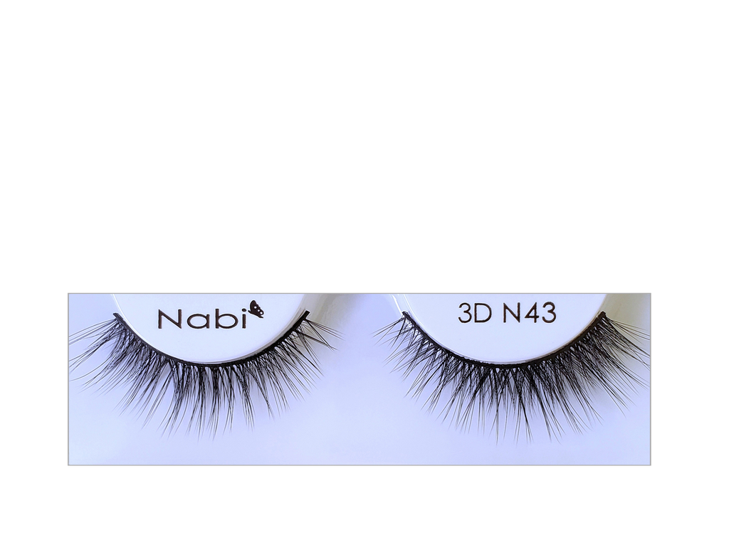 3D N43 - Nabi 3D Faux Mink Eyelash 12PCS/PACK