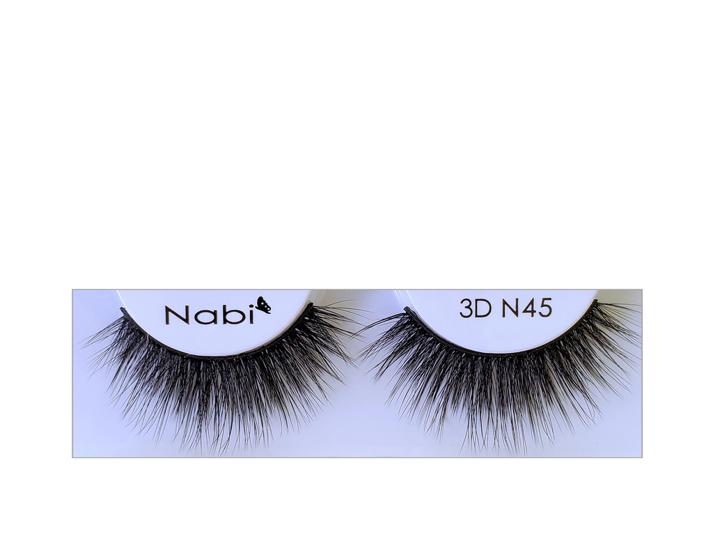 3D N45 - Nabi 3D Faux Mink Eyelash 12PCS/PACK