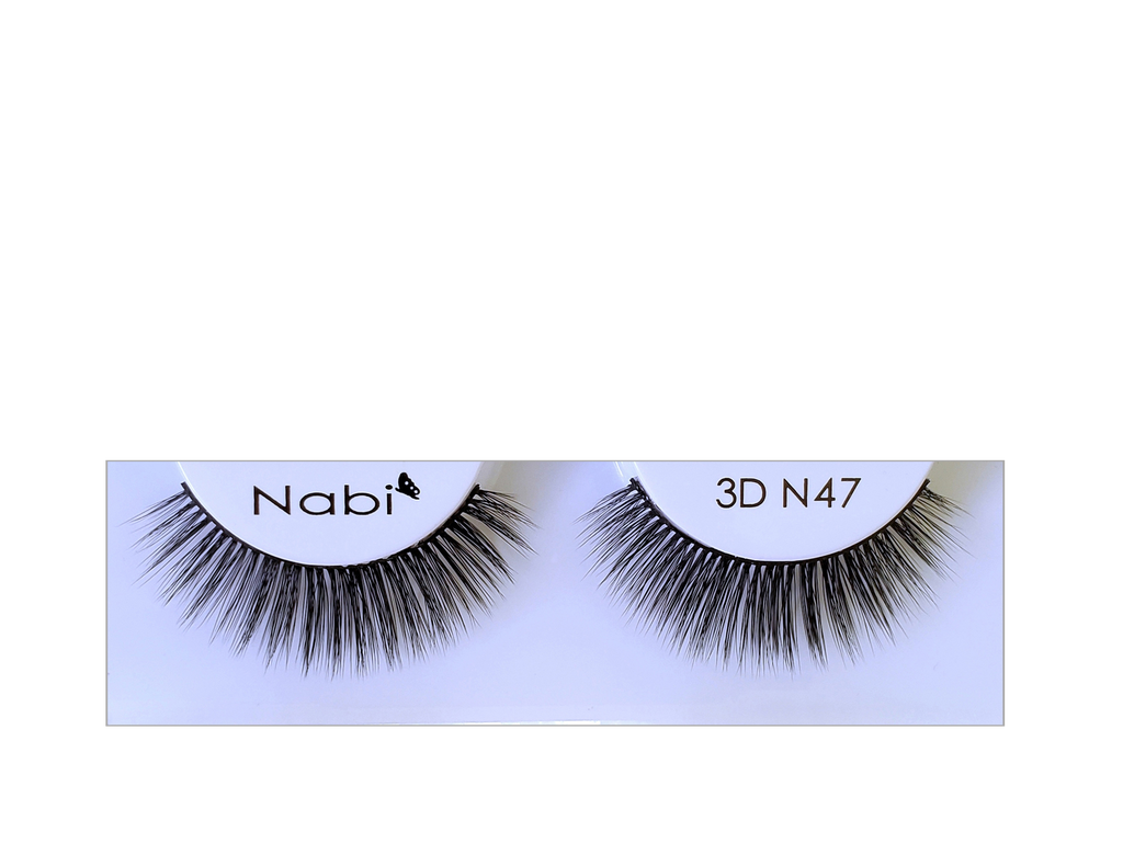 3D N47 - Nabi 3D Faux Mink Eyelash 12PCS/PACK