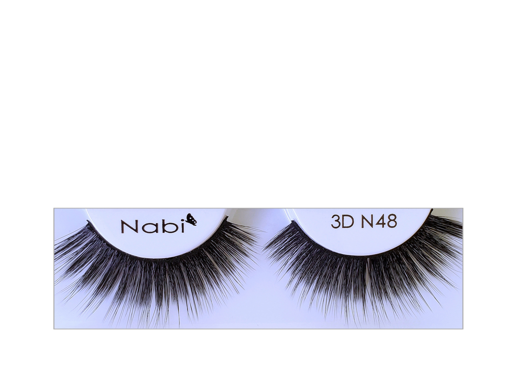3D N48 - Nabi 3D Faux Mink Eyelash 12PCS/PACK