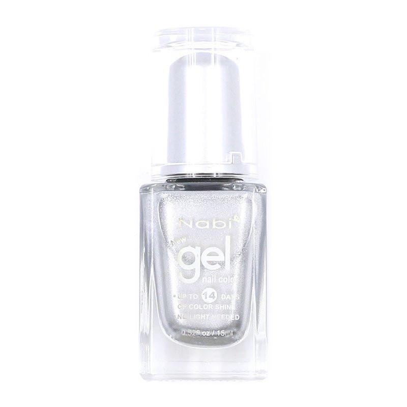 NG05 - New Gel Nail Polish Silver 12Pcs/Pack