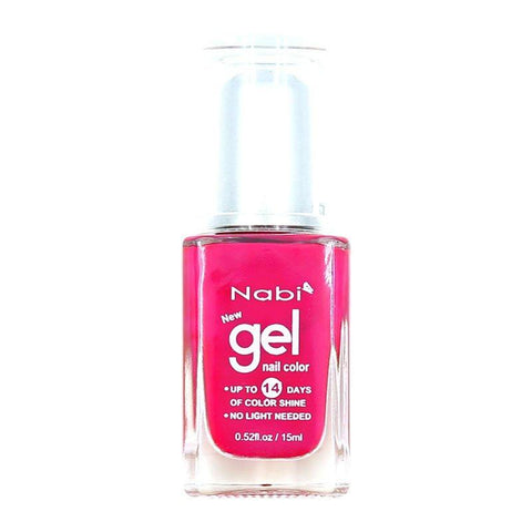 NG80 - New Gel Nail Polish Bright Pink 12Pcs/Pack