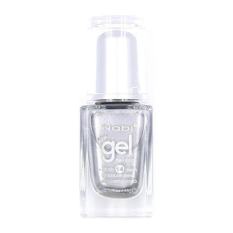 NG82 - New Gel Nail Polish Silver Glitter 12Pcs/Pack