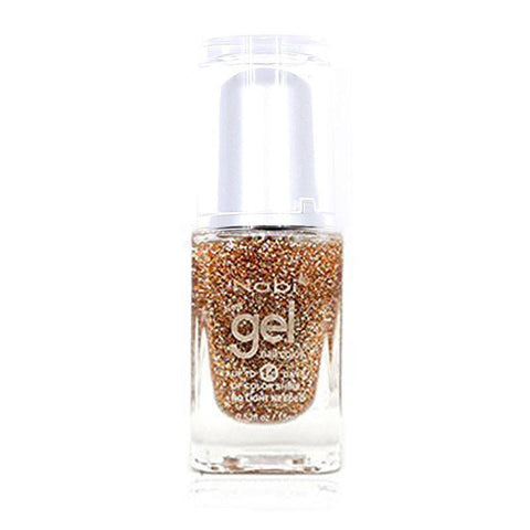 NG87 - New Gel Nail Polish Gold Round Glitter 12Pcs/Pack
