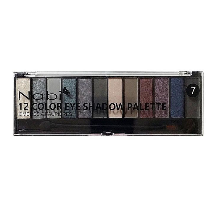 A502(07) - 12COLOR EYESHADOW PALETTE 12PCS DISPLAY SET