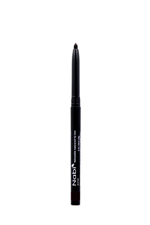 AP32 - Retractable Auto Lip Liner Pencil Black Glitter 12Pcs/Pack