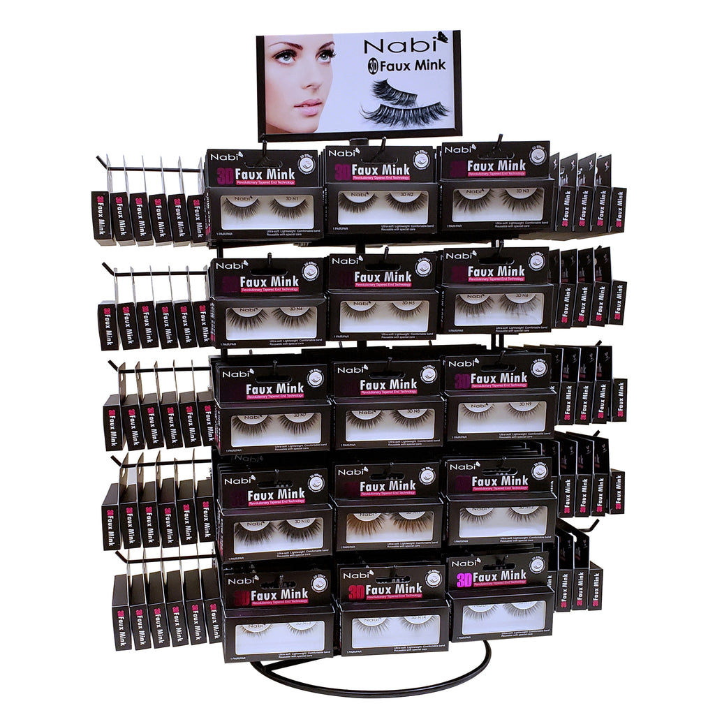 ELD 40 - 40 Styles Nabi 3D Faux Mink Eyelash 20 DZ Set