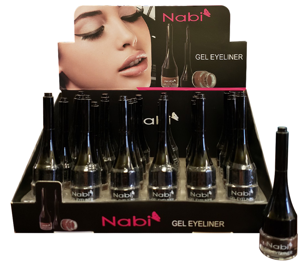 GEL B - Gel Eyeliner Black 24Pcs Set