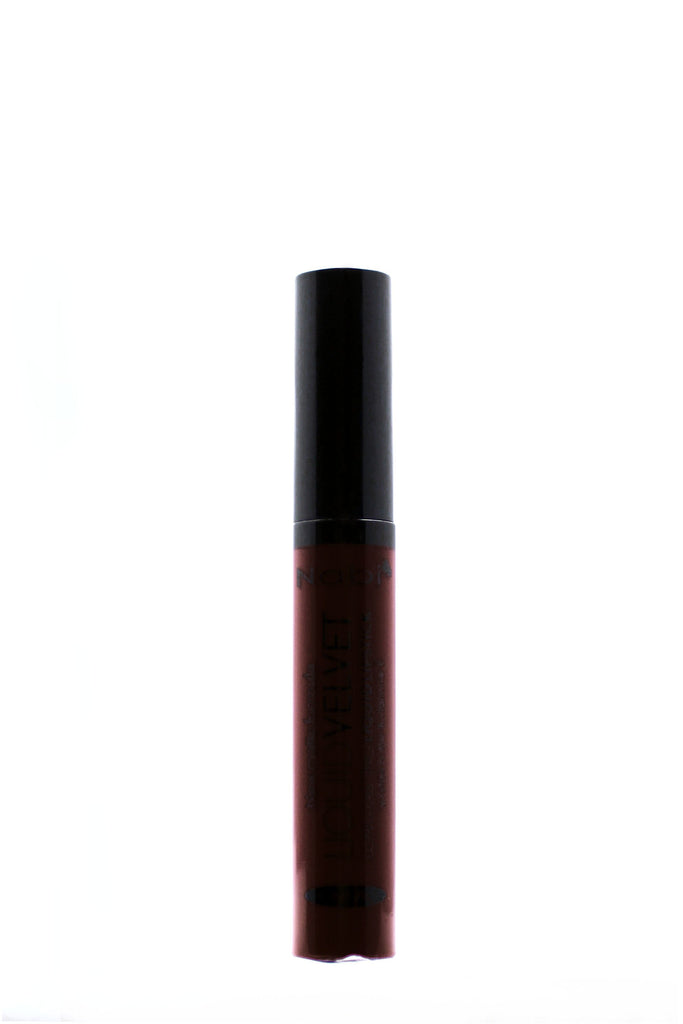 MLL52 - Liquid Velvet Matte Lip Gloss Dark Brown 12Pcs/Pack
