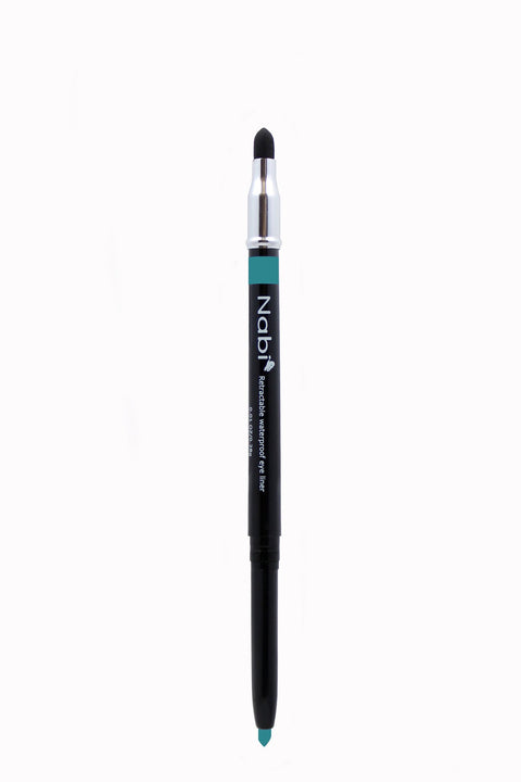 PE06 - Retractable Auto Eye Pencil with Sponge Peacock 12Pcs/Pack