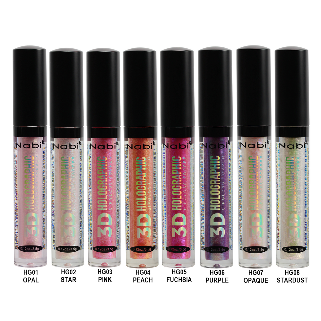 HL-48 3D HOLOGRAPIC LIPGLOSS TOPPER 48 PCS SET