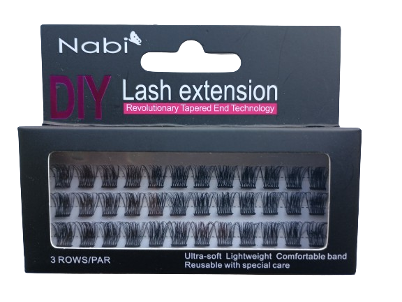 DIY05- DIY Lash Extension Eyelash 12PCS/PACK