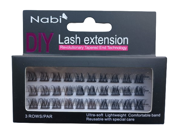 DIY11- DIY Lash Extension Eyelash 12PCS/PACK