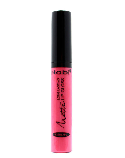 MLG37 - Long Lasting Matte Lip Gloss Baby Pink 12Pcs/Pack