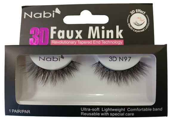 3D N97 - Nabi 3D Faux Mink Eyelash 12PCS/PACK