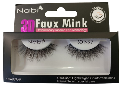 3D N97 - Nabi 3D Faux Mink Eyelash 12PCS/PACK