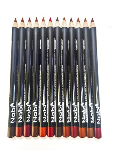 Nabi 12 Pieces, 12 Colors Lip Liner Assorted set A-12pcs/set