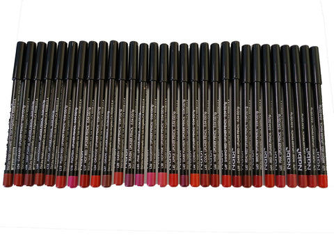 Nabi 30 Pieces, 30 Colors Lip Liner Assorted set F- 30 Pcs/Set (Red Tone)