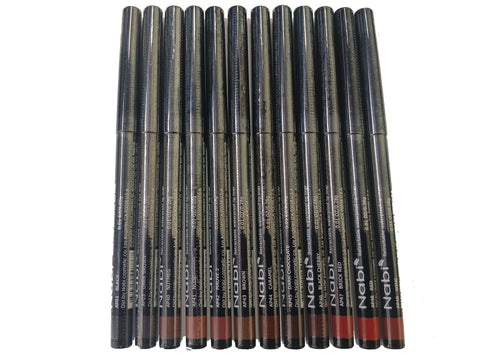 APS12M-Nabi 12 Pieces, 12 Colors Retractable Lip Liner Pencil (MIXED , 5)