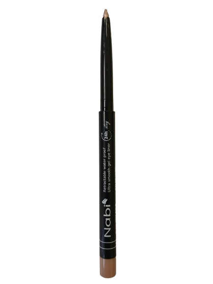 AGE06 ROSE GOLD Up to 24H Waterproof Retractable Gel Eye Liner Pencil with Sharpener 12Pcs/Pack