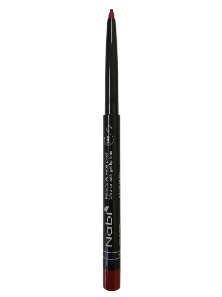 AGL10 WINE Up to 24H Waterproof Retractable Gel Liner Pencil with Sharpener 12Pcs/Pack