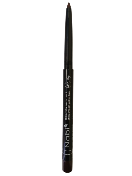 AGL13 BLACK BROWN Up to 24H Waterproof Retractable Gel Liner Pencil with Sharpener 12Pcs/Pack