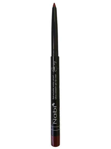 AGL19 ROSE RED Up to 24H Waterproof Retractable Gel Liner Pencil with Sharpener 12Pcs/Pack