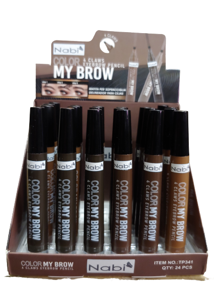 EBL-24 GEL EYEBROW LINER W/4 TIPS SET