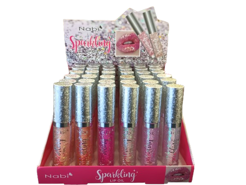 GLO-36 SPARKLING LIP OIL 36 PCS / DISPLAY SET