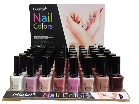 N48R-D 48 PCS NABI 5 NAIL POLISH SET D